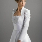 Bolero Jacke Hochzeit 20 der Besten Ideen für Braut Jacke Bolero Hochzeit Brautjacke Langarm weiß creme